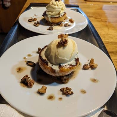 Algonquin Fall Culinary getaway dessert