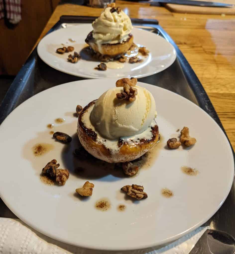 Algonquin Fall Culinary getaway dessert