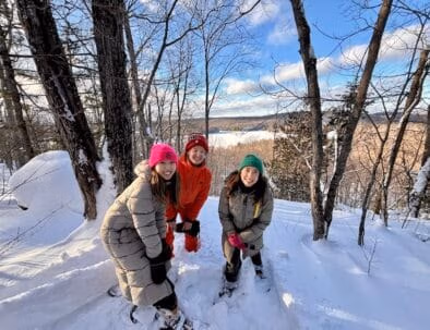 snowshoe lookout Ryan and Jeyda