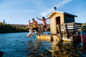 Floating Sauna with Voyageur Quest