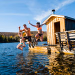 Floating Sauna at the Cottage Adventure Resort