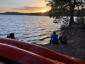 Sunset in the backcountry