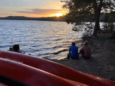 Sunset in the backcountry