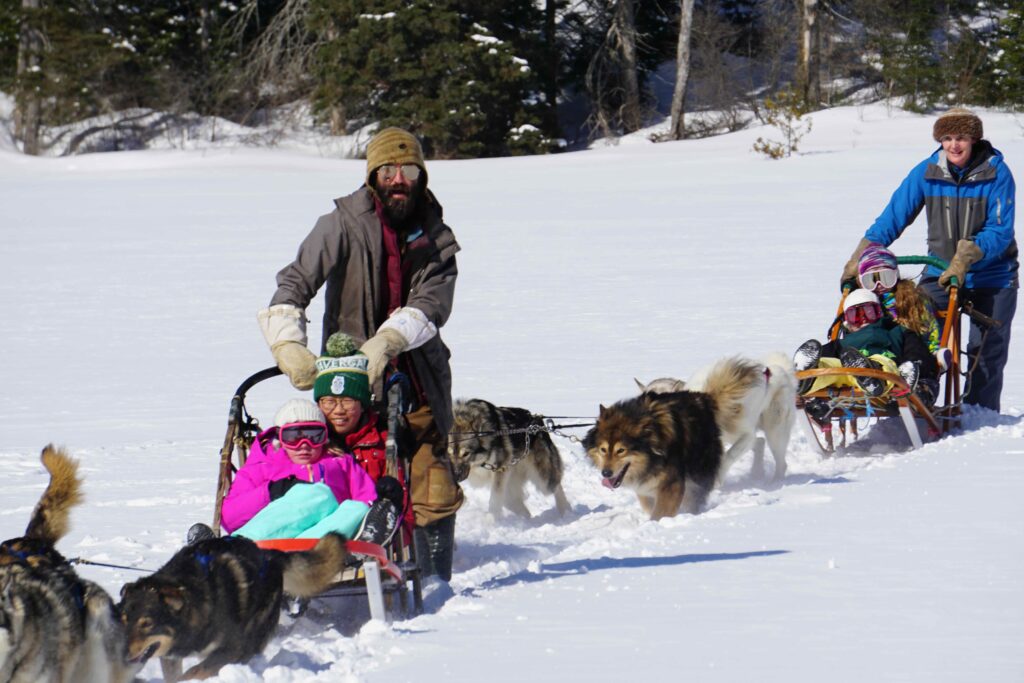 dogsled Havergal College with ed