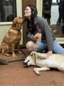 Emmy and dogs