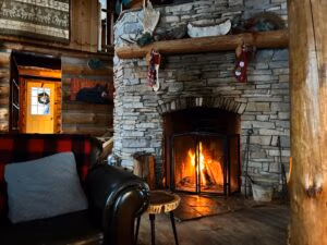 LOg Cabin Christmas