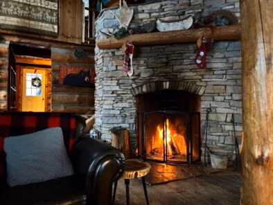 LOg Cabin Christmas